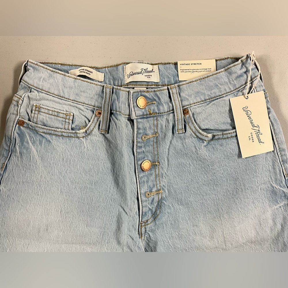 Universal Thread Light Blue Denim Jeans Distressed - Picture 4 of 16
